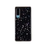 MOMAX TPU + PC + Epoxy Shiny Glitter Powder Quicksand Hybrid Case for Huawei P30 – Black