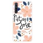 Pattern Printing TPU Case for Huawei Honor 20 – Flower Pattern