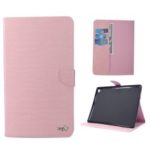 Crocodile Skin Leather Wallet Tablet Case for Huawei MediaPad M5 10 (10.8″) / M5 (Pro) – Pink