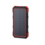 20000mAh Wireless Solar Power Bank Dual USB 18W PD Fast Charging (Not Support FOD Function) – Red