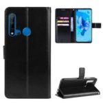 Crazy Horse Leather Wallet Case for Huawei P20 lite (2019) / Nova 5i – Black