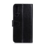 Crazy Horse Leather Wallet Stand Case for Huawei nova 5 / nova 5 Pro – Black