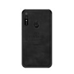 PINWUYO Honorable Series PU Leather Coated PC + TPU Hybrid Case for Huawei P Smart Z / Y9 Prime 2019 – Black