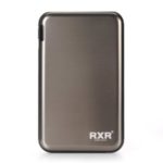 RXR-202 Ultra-thin Metal Shell 7000mAh Power Bank Portable Charger for iPhone Huawei Xiaomi OPPO Oneplus Etc – Grey