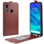 Crazy Horse Texture Leather Protection Case for Huawei P Smart Z / Y9 Prime 2019 / nova 5i – Brown
