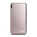 RXR-330 1PD Quick Charge Ultra-thin Portable Metal Mobile Power Bank 13000mAh for iPhone Huawei Samsung Etc – Gold