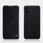 NILLKIN Qin Series Leather Shell with Card Slot for Huawei nova 5 / nova 5 Pro – Black