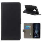 Wallet Leather Stand Mobile Phone Shell for Motorola Moto Slo – Black