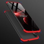 GKK Detachable 3-Piece Matte Hard PC Case for Xiaomi Redmi 7 / Redmi Y3 – Red / Black