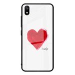 Pattern Printing Glass Back + Soft TPU Edge Hybrid Phone Case for Xiaomi Redmi 7A – Lovely