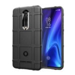 Rugged Square Grid Texture TPU Phone Cover for Xiaomi Redmi K20 Pro/Xiaomi Redmi K20/Xiaomi Mi 9T/Xiaomi Mi 9T Pro – Black