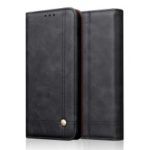 Auto-absorbed Crazy Horse Leather Wallet Phone Case for Xiaomi Redmi K20 Pro/Redmi K20/Xiaomi Mi 9T/Mi 9T Pro – Black