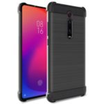 IMAK Vega Series Carbon Fiber Brushed TPU Air Bag Shell for Xiaomi Redmi K20 / K20 Pro / Mi 9T / Mi 9T Pro – Black