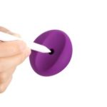 Silicone Pencil Case Cap Holder Dock Stand for iPad Pro Apple Stylus Touch Pen Nib – Purple