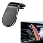 LEEHUR Car Adhesive Magnetic Air Vent Mount Smartphone Holder – Black