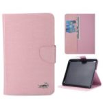Crocodile Skin Wallet Stand Leather Tablet Case for Amazon Kindle Paperwhite 1/2/3/4 – Pink