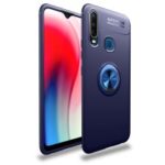 Finger Ring Kickstand TPU Case for vivo Y17 (Built-in Metal Sheet) – Blue