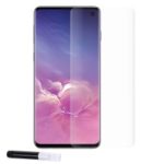 RURIHAI for Samsung Galaxy Galaxy S10 3D Full Glue UV Liquid Tempered Glass Protector Full Size [Case Friendly] (Works with UV Lamp: 109901251)
