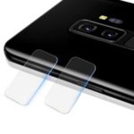 IMAK 2Pcs/Pack HD Clear Glass Lens Protector Film for Samsung Galaxy S9 Plus SM-G965