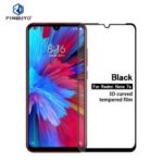 PINWUYO 3D Curved Anti-explosion Tempered Glass Screen Protector for Xiaomi Redmi Note 7 / 7 Pro (India) / 7S – Transparent