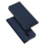DUX DUCIS Skin Pro Series Leather Phone Cover for OnePlus 7 – Dark Blue