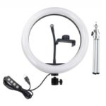 11.8 inch 30cm LED Ring Light Dimmable 3000K-5000K with Rubber Metal Tripod for Studio Selfie Ring Lamp
