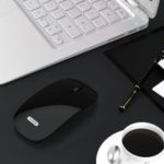YK-W10 Rechargaeable Noiseless 2.4G Wireless Mouse with Nano Receiver for Notebook, PC, Laptop – Black