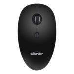 W9 2.4G Wireless Mute Silent Mouse – Black