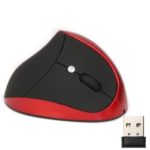 HXSJ X30 7 Colors 3 Levels of Adjustable DPI Colorful Luminescent Game Mouse – Red
