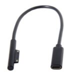 DC 15V Type-C USB-C Female to Surface Pro3 Pro4 Pro5 Pro6 Book Pro Charge Cable