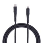 MOMAX MFi Certified Braided Type-C to Lightning Cable PD3.0 Fast Charging Data Cord for iPhone/iPad/iPod – Black