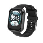 YH3 Smart Bracelet 1.3 inch Screen Metal Shell 2.5D Waterproof Glass Bluetooth Wristband Pedometer Smart Band – Black