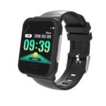E33 Smart Bracelet 1.33 inch Screen ECG HR Blood Pressure Smart Band Waterproof Bluetooth Fitness Watch – Black