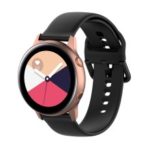 Silicone Smart Watch Band for Samsung Galaxy Watch Active R500 – Black