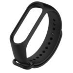 Single-color Silicone Wrist Band Replacement for Xiaomi Mi Band 4 – Black