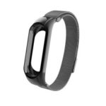 Milanese Fine Mesh Stainless Steel Magnetic Watch Wrist Strap for Xiaomi Mi Band 4 – Black