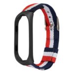 Classic Buckle Nylon Watch Strap for Xiaomi Mi Smart Band 4 – Black Frame