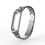 Luxury Three Beads Stainless Steel Watch Strap for Xiaomi Mi Smart Band 4 – Silver