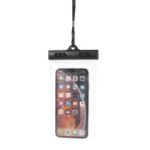 Universal Dustproof Phone Case Waterproof Pouch for iPhone Samsung Huawei etc., Size:26.0×14.0x1.5cm – Black