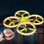 Children Aircraft LED Lighting Quadcopter Drone Gravity Sense Four-Axis Smart Watch Toy Remote Control [14 People Operation]