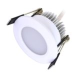 AC 220 V 3 W Spot LED White Downlight Flat Lens Recessed Light – Cool White