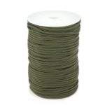 100M 550 Type Parachute Cord Paracord Lanyard Rope Rescue Tent Hiking Rope Roll – Army Green