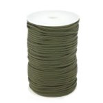 100M 550 Type Parachute Cord Paracord Lanyard Rope Rescue Tent Hiking Rope Roll – Army Green