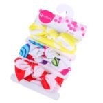 3Pcs 34-50cm Knotted Cotton Baby Elastic Headbands for 0-2 Years Old – Style 1