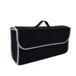 Non-woven fabric Soft Car Storage Box Trunk Bag – Black