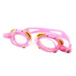 Cute Cartoon UV Protection Children Swimming Goggles – Crab Shape / Pink