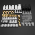 144Pcs Male Female Connectors Auto Tin Plate Brass Terminal Maintenance Fixture Wiring Loom Automotive Harness Repair Kit