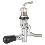 Adjustable Flow Control Chrome Draft Beer Faucet Tap G5/8 Shank Home Brew Beer Keg Faucet – Silver