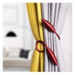 Magnetic Curtain Tieback Curtain Rope Strap Home Office Decorative – Red