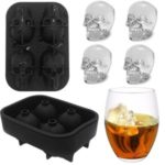 Mold Bar Skull Shape Tray Ice Cube Party Silicone Chocolate Drinks 3D Maker